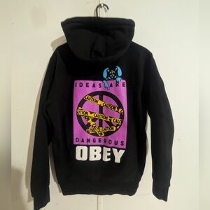 Obey black Small sweater